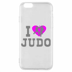 Чехол для iPhone 6/6S I love Judo - PrintSalon