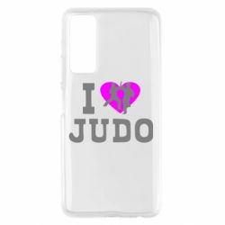 Чехол для Huawei P Smart 2021 I love Judo - PrintSalon