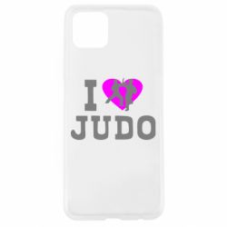 Чехол для Oppo A92s I love Judo - PrintSalon