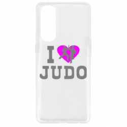 Чехол для Oppo Reno 4 Pro I love Judo - PrintSalon