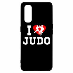 Чехол для Oppo Find X2 I love Judo - PrintSalon