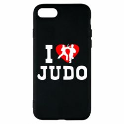 Чехол для iPhone 7 I love Judo - PrintSalon