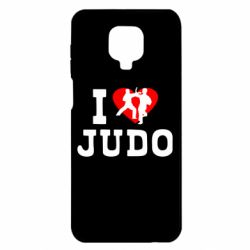 Чехол для Xiaomi Redmi Note 9S/9Pro/9Pro Max I love Judo - PrintSalon