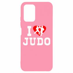 Чехол для Xiaomi Redmi Note 10 I love Judo - PrintSalon