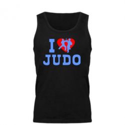 Мужская майка I love Judo - PrintSalon