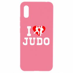Чехол для Xiaomi Redmi 9a I love Judo - PrintSalon