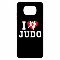 Чехол для Xiaomi Poco X3 I love Judo - PrintSalon