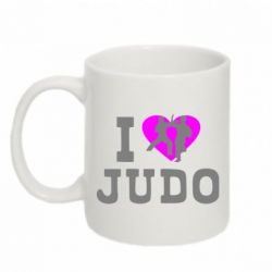 Чашка 320ml I love Judo - PrintSalon