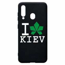 Чехол для Samsung A60 I love Kiev - с листиком - PrintSalon