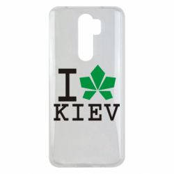 Чехол для Xiaomi Redmi Note 8 Pro I love Kiev - с листиком - PrintSalon