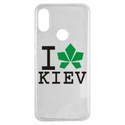 Чехол для Xiaomi Redmi Note 7 I love Kiev - с листиком - PrintSalon