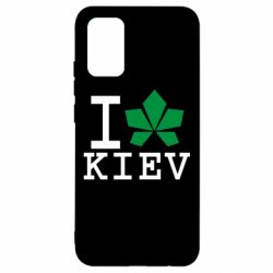 Чехол для Samsung A02s/M02s I love Kiev - с листиком - PrintSalon
