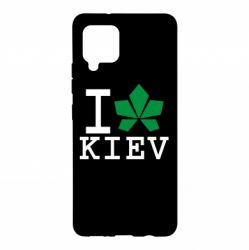 Чехол для Samsung A42 5G I love Kiev - с листиком - PrintSalon