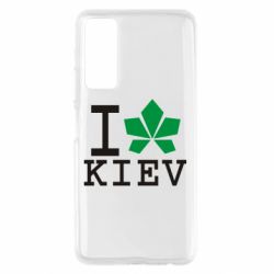 Чехол для Huawei P Smart 2021 I love Kiev - с листиком - PrintSalon