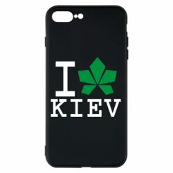 Чехол для iPhone 7 Plus I love Kiev - с листиком - PrintSalon