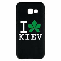 Чехол для Samsung A5 2017 I love Kiev - с листиком