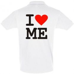 Мужское поло I love ME - PrintSalon