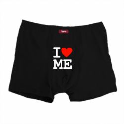 Трусы-боксеры I love ME - PrintSalon