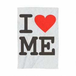 Полотенце с принтом I love ME - PrintSalon