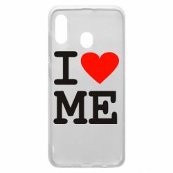 Чехол для Samsung A20 I love ME - PrintSalon