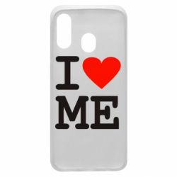 Чехол для Samsung A40 I love ME - PrintSalon
