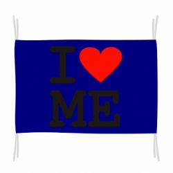 Флаг I love ME - PrintSalon