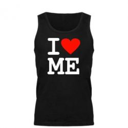 Мужская майка I love ME - PrintSalon