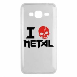 Чехол для Samsung J3 2016 I love metal-PrintSalon Чехол для Samsung J3 2016 I love metal