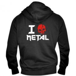 Чоловіче худі на блискавці I metal