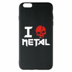 Чехол для iPhone 6 Plus/6S Plus I love metal