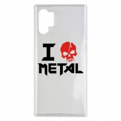 Чехол для Samsung Note 10 Plus I love metal - PrintSalon