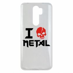 Чехол для Xiaomi Redmi Note 8 Pro I love metal - PrintSalon