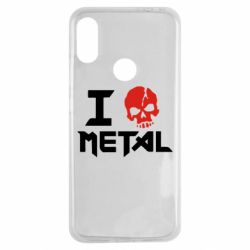 Чехол для Xiaomi Redmi Note 7 I love metal - PrintSalon