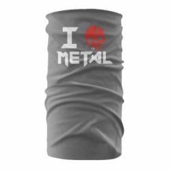 Бандана I love metal - PrintSalon