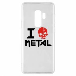 Чехол для Samsung S9+ I love metal - PrintSalon
