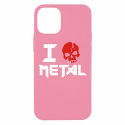Чехол для iPhone 12 mini I love metal