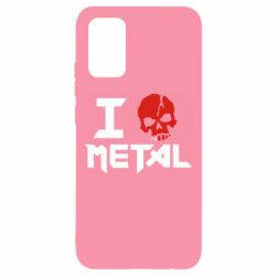 Чехол для Samsung A02s/M02s I love metal - PrintSalon