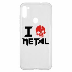 Чехол для Samsung A11/M11 I love metal - PrintSalon
