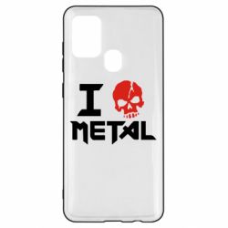 Чехол для Samsung A21s I love metal - PrintSalon