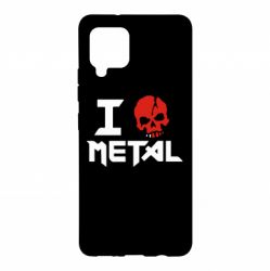 Чехол для Samsung A42 5G I love metal - PrintSalon