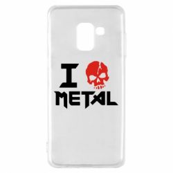 Чехол для Samsung A8 2018 I love metal