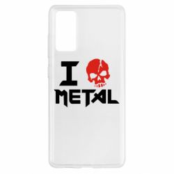 Чехол для Samsung S20 FE I love metal - PrintSalon