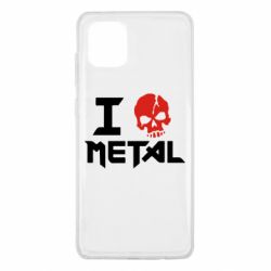 Чехол для Samsung Note 10 Lite I love metal - PrintSalon
