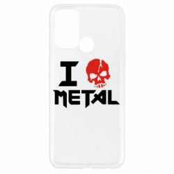 Чехол для Oppo A52/A72/A92 I love metal - PrintSalon