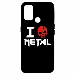 Чехол для Oppo A53/A32/A33 I love metal - PrintSalon