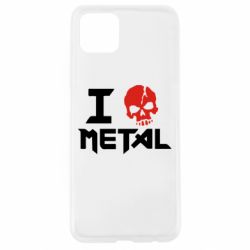 Чехол для Oppo A92s I love metal - PrintSalon