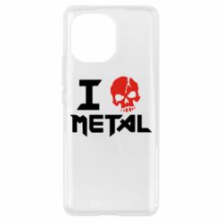 Чехол для Xiaomi Mi11 I love metal - PrintSalon