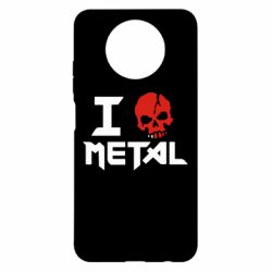 Чехол для Xiaomi Redmi Note 9 5G/Redmi Note 9T I love metal - PrintSalon