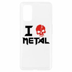 Чехол для Realme 7 Pro I love metal - PrintSalon