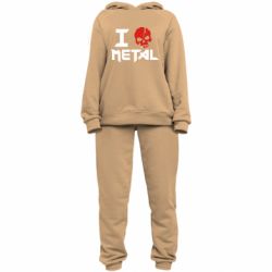 Женский костюм I love metal - PrintSalon